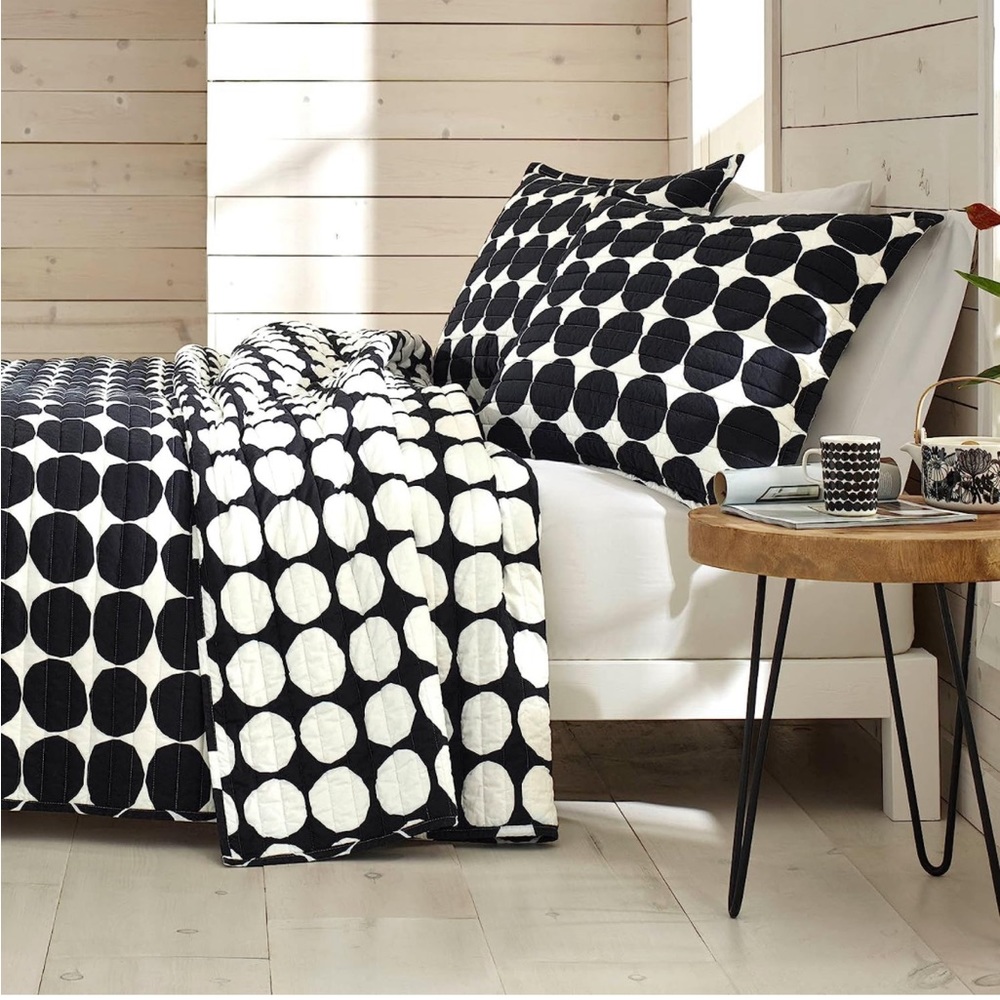 Marimekko pienet kivet king quilt set BNWT